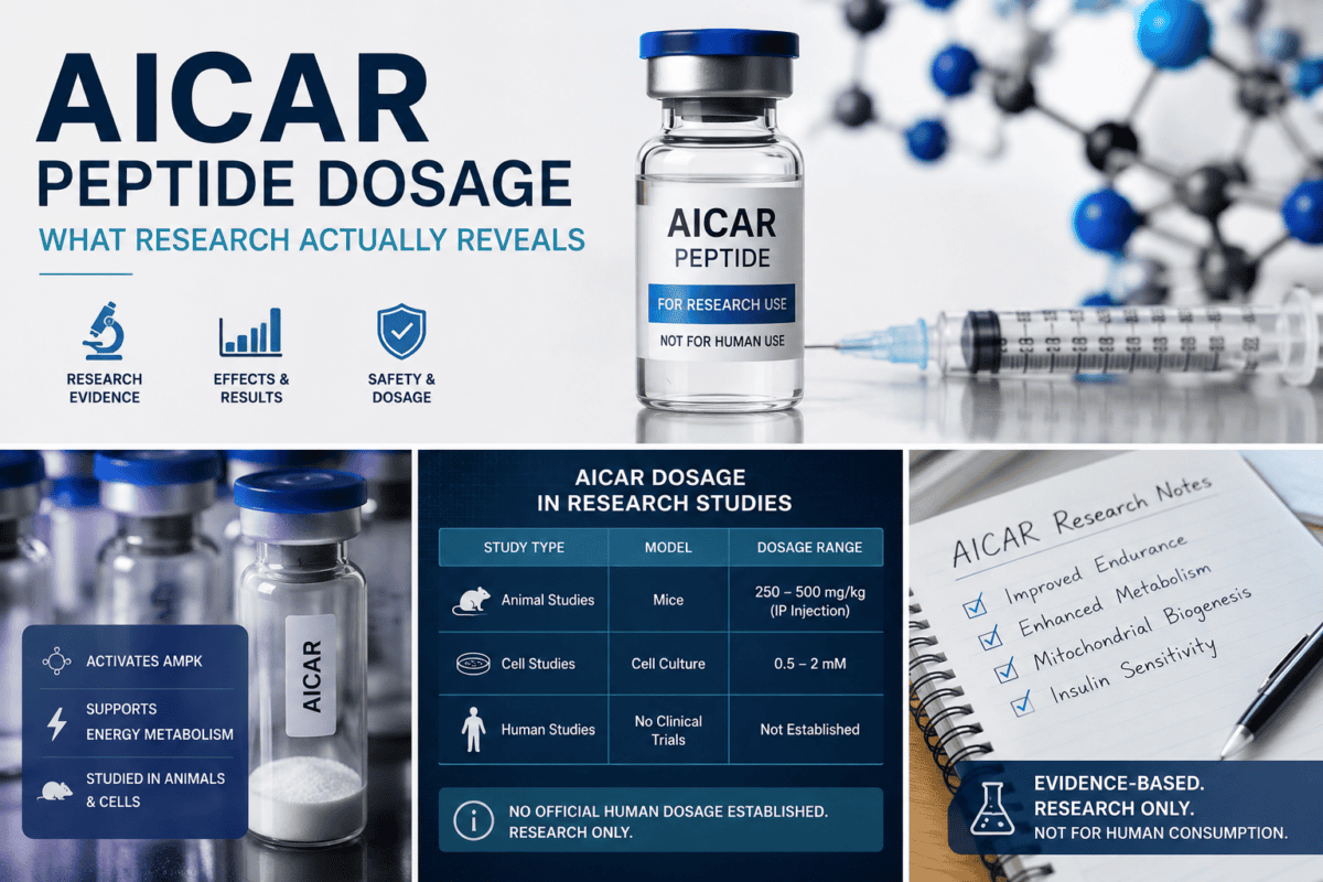 AICAR Peptide Dosage: What Research Actually Reveals AICAR Peptide Dosage