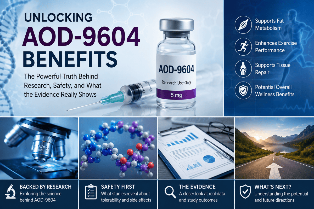 Unlocking AOD-9604 Benefits: The Powerful Truth Behind Research, Safety, and What the Evidence Really Shows AOD-9604 Benefits