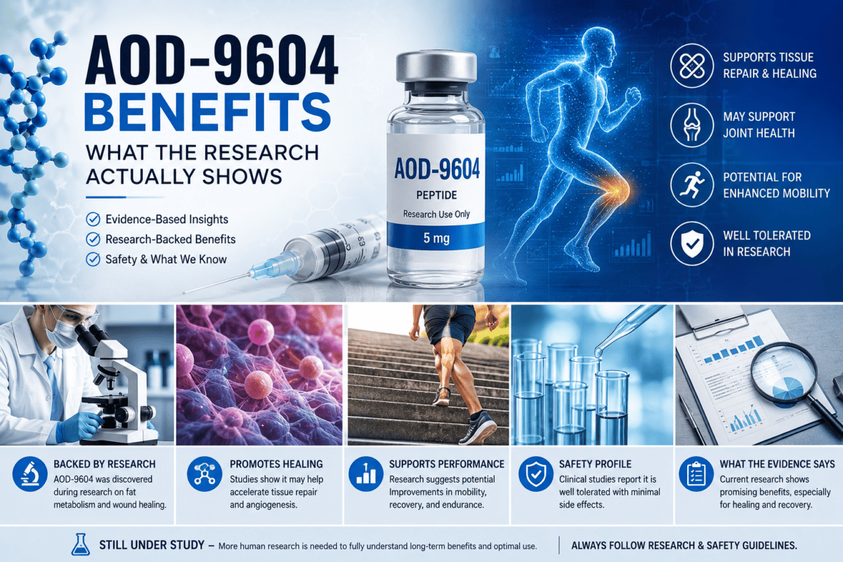 Unlocking AOD-9604 Benefits: The Powerful Truth Behind Research, Safety, and What the Evidence Really Shows AOD-9604 Benefits