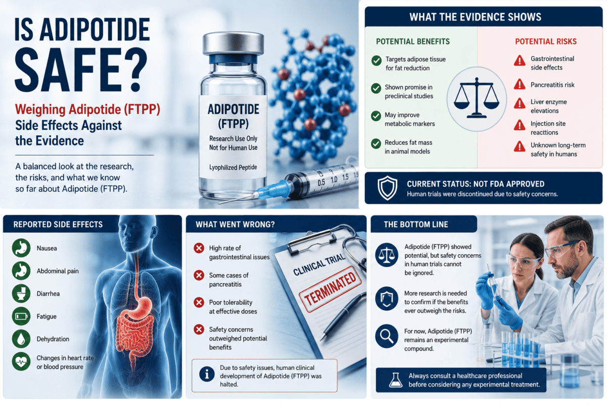 Adipotide (FTPP) Side Effects: Why the Human Trial Failed Adipotide (FTPP) Side Effects
