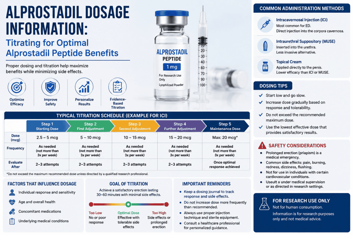 The Powerful Truth About Alprostadil Peptide Benefits: Uses, How It Works, Effectiveness & Safety Alprostadil Peptide Benefits