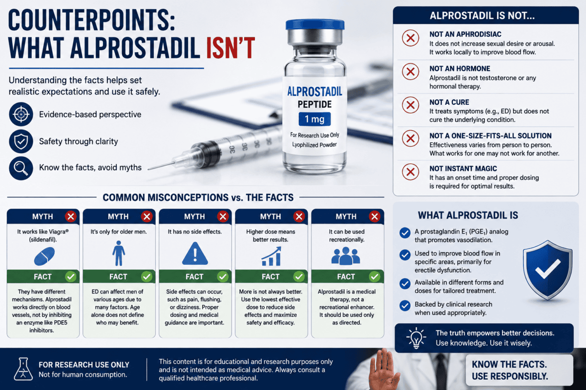 The Powerful Truth About Alprostadil Peptide Benefits: Uses, How It Works, Effectiveness & Safety Alprostadil Peptide Benefits