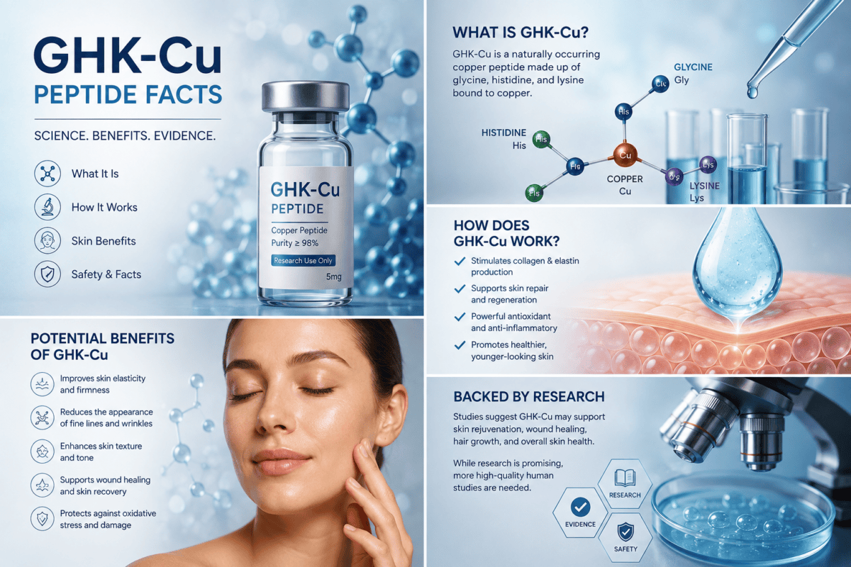 GHK-Cu Peptide Facts: Science, Uses & Safety Guide GHK-Cu Peptide Facts