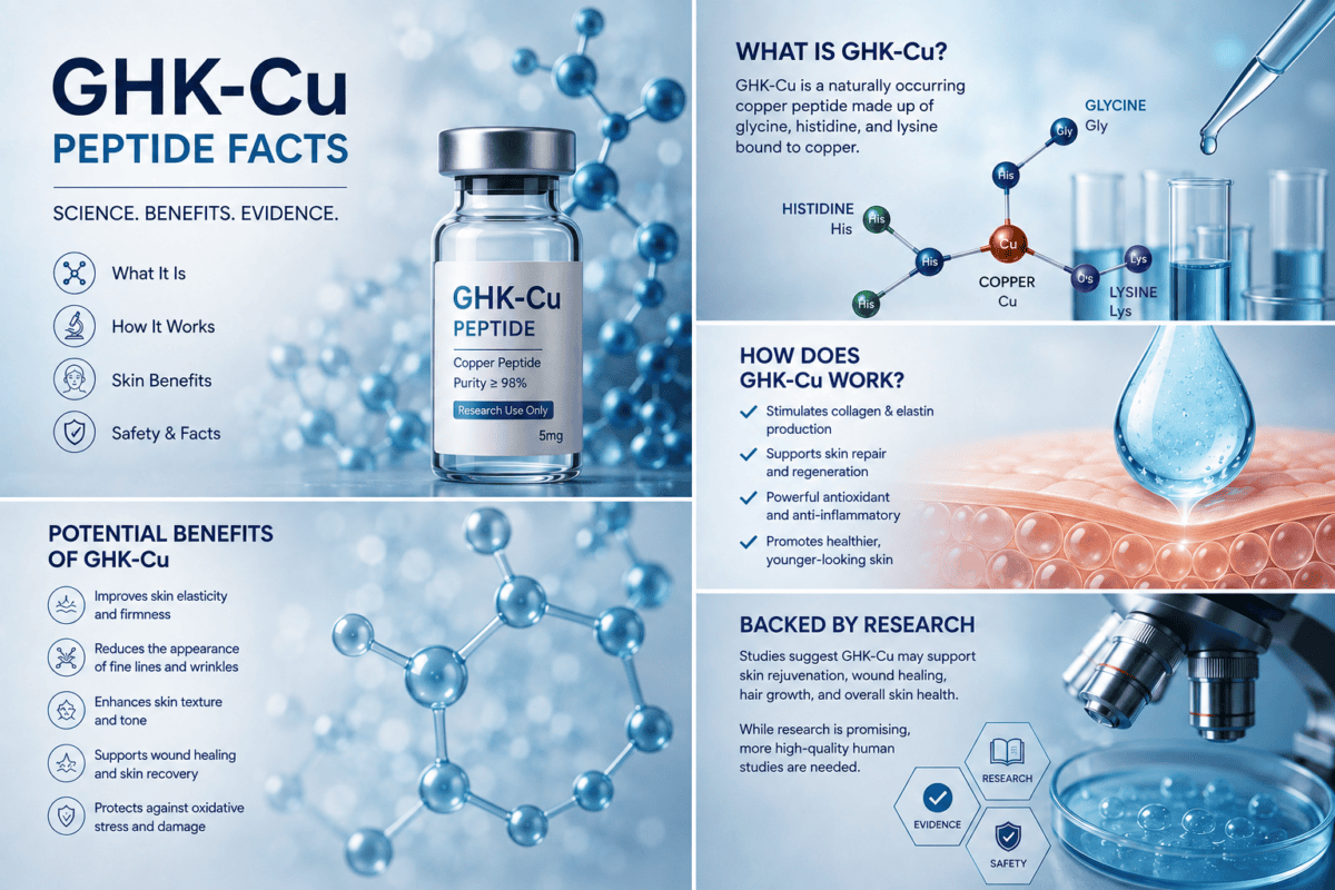 GHK-Cu Peptide Facts: Science, Uses & Safety Guide GHK-Cu Peptide Facts