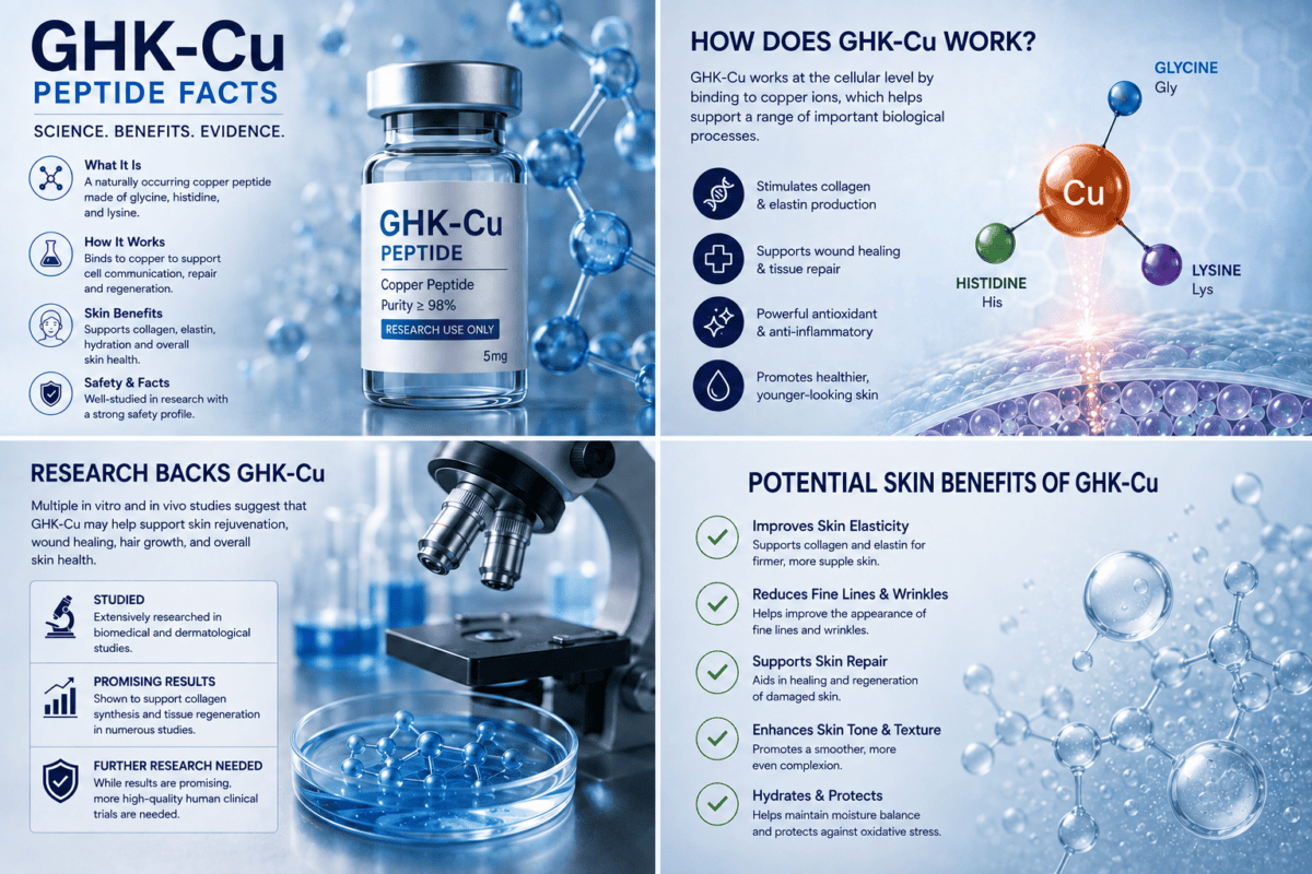 GHK-Cu Peptide Facts: Science, Uses & Safety Guide GHK-Cu Peptide Facts