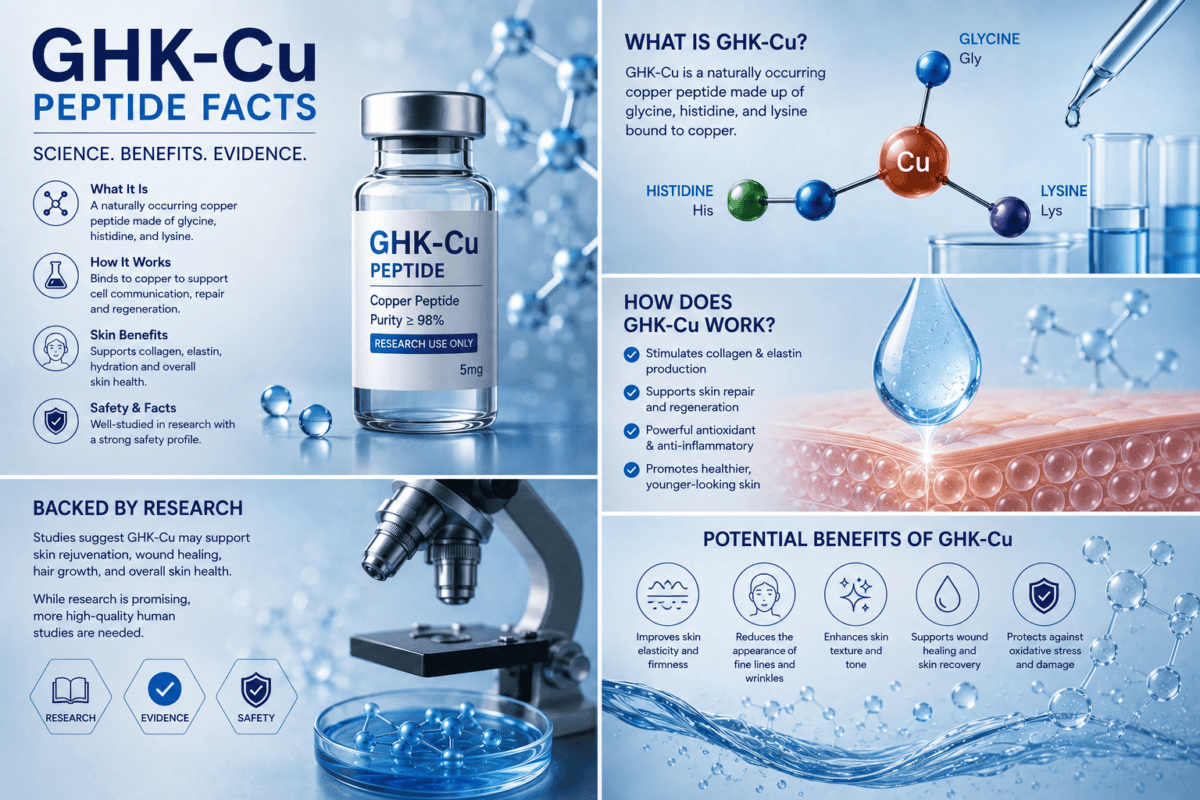 GHK-Cu Peptide Facts: Science, Uses & Safety Guide GHK-Cu Peptide Facts