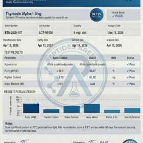 Certificate of Analysis