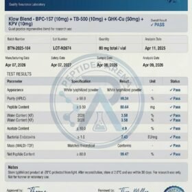 Certificate of Analysis