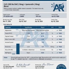 Certificate of Analysis