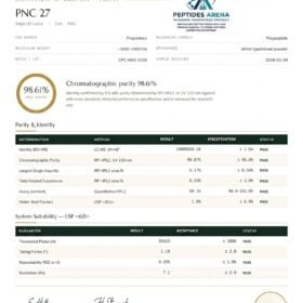 Certificate of Analysis