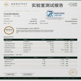 Certificate of Analysis for research peptide